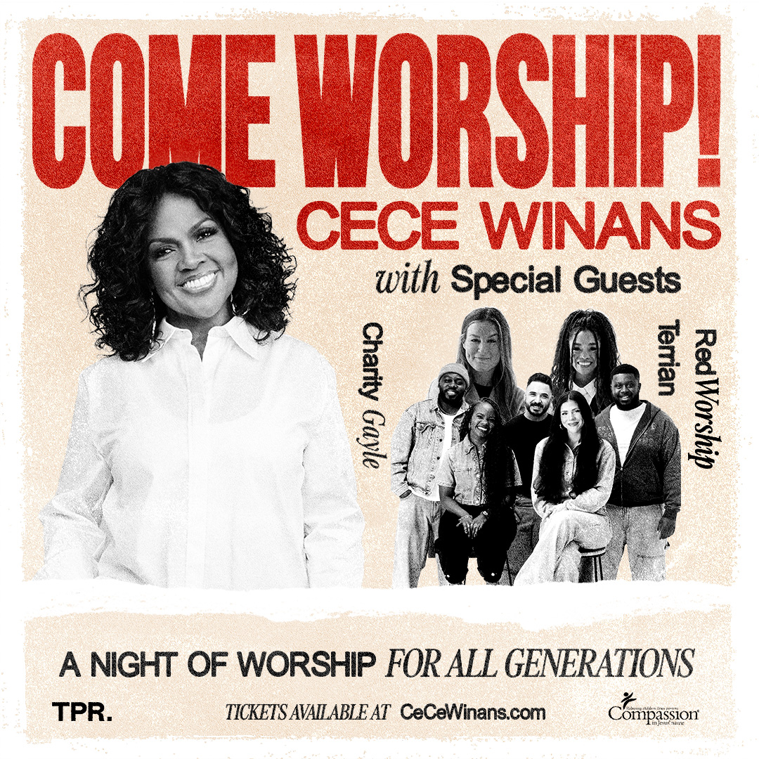 CeCe Winans 2026 & 2027 concert poster